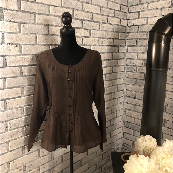 SONOMA Life & Style Tops - SONOMA Life & Style. 💗💗 Brown Blouse